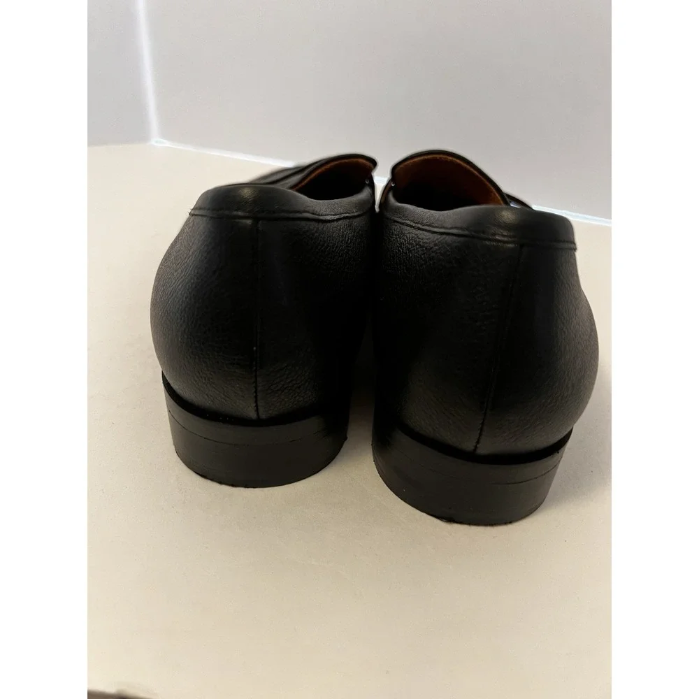 VIONIC Men's Size 11 Shoes Loafers Slip Ons SELLAH II Black EU 42 Leather